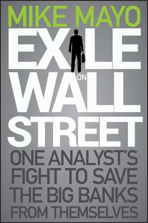 Exile on Wall Street – One Analyst′s Fight to Save the Big Banks from Themselves de M Mayo