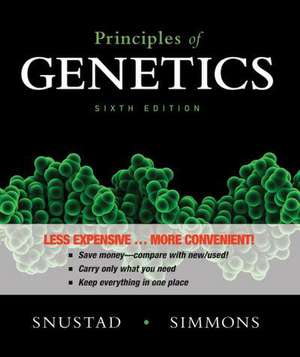 Principles of Genetics de D. Peter Snustad