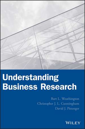 Understanding Business Research de BL Weathington