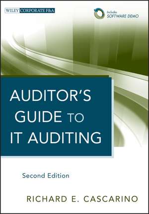 Auditor′s Guide to IT Auditing, + Software Demo 2e de RE Cascarino