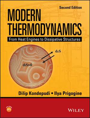 Modern Thermodynamics – From Heat Engines to Dissipative Structures 2e de D Kondepudi