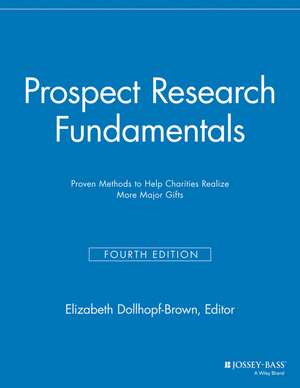 Prospect Research Fundamentals de Mgr