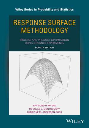 Response Surface Methodology – Process and Product Optimization Using Designed Experiments 4e de RH Myers