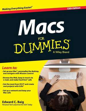 Macs for Dummies de Edward C Baig