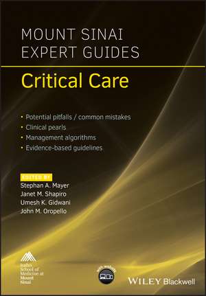 Mount Sinai Expert Guides – Critical Care de SA Mayer