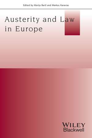 Austerity And Law In Europe de M Bartl