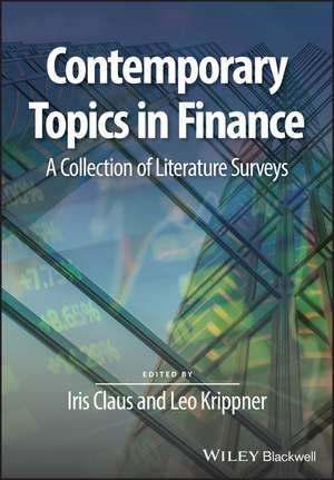 Contemporary Topics in Finance – A Collection of Literature Surveys de I Claus