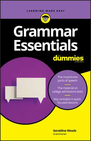 Grammar Essentials For Dummies de G. Woods