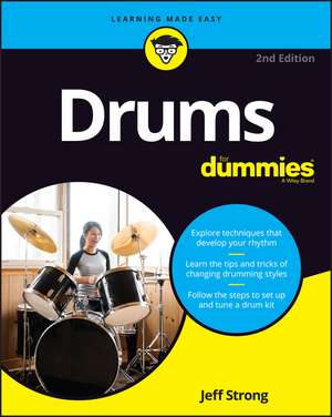 Drums for Dummies de Jeff Strong