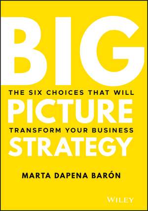 Big Picture Strategy – The Six Choices That Will Transform Your Business de M Dapena–Baron