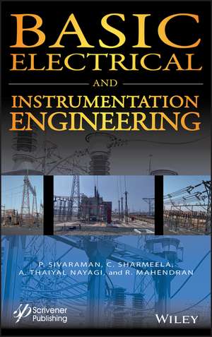 Basic Electrical and Instrumentation Engineering de P Palanisamy