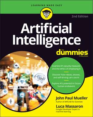 Artificial Intelligence For Dummies 2e de JP Mueller