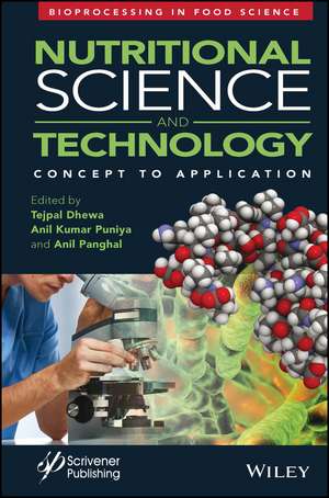 Nutritional Science and Technology de Tejpal Dhewa