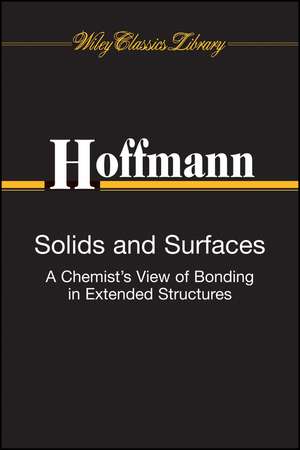 Sollids and Surfaces de Roald Hoffman