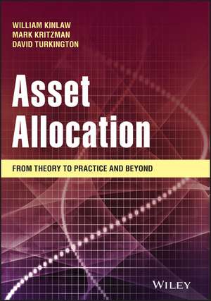 Asset Allocation de Mark P Kritzman