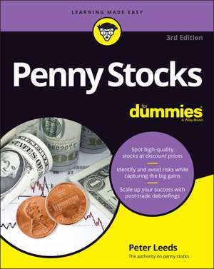 Penny Stocks For Dummies, 3rd Edition de P Leeds