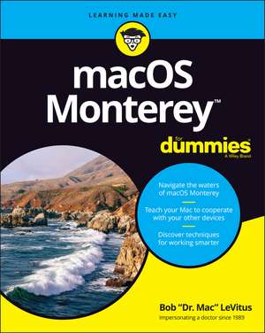 macOS Monterey For Dummies de B LeVitus