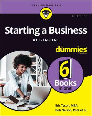 Starting a Business All–in–One For Dummies, 3rd Ed ition de GC The Experts at