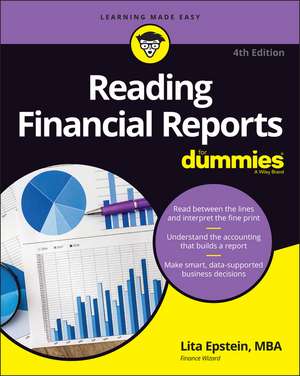 Reading Financial Reports For Dummies, 4th Edition de L Epstein