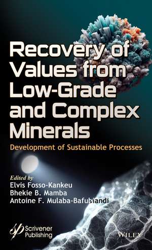 Recovery of Values from Low–Grade and Complex Mine rals: Development of Sustainable Processes de Fosso–Kankeu