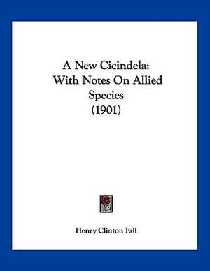 A New Cicindela de Henry Clinton Fall