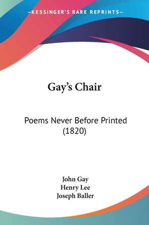 Gay's Chair de John Gay