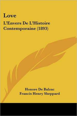 Love de Honore De Balzac