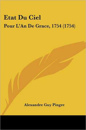 Etat Du Ciel de Alexandre Guy Pingre