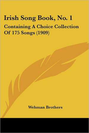 Irish Song Book, No. 1 de Wehman Brothers