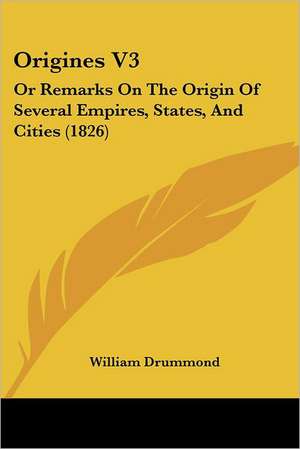 Origines V3 de William Drummond