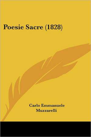 Poesie Sacre (1828) de Carlo Emmanuele Muzzarelli