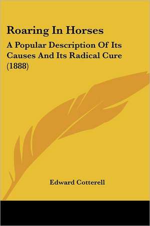 Roaring In Horses de Edward Cotterell