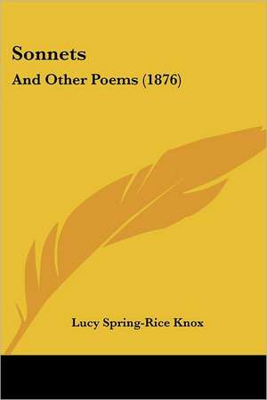 Sonnets de Lucy Spring-Rice Knox