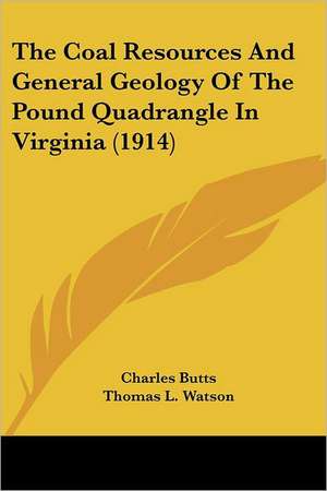 The Coal Resources And General Geology Of The Pound Quadrangle In Virginia (1914) de Charles Butts