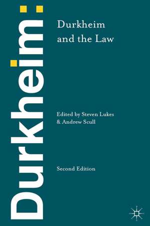 Durkheim and the Law de Steven Lukes