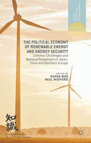 The Political Economy of Renewable Energy and Energy Security: Common Challenges and National Responses in Japan, China and Northern Europe de E. Moe