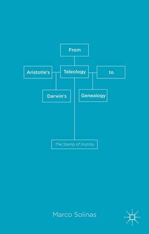 From Aristotle's Teleology to Darwin's Genealogy: The Stamp of Inutility de M. Solinas