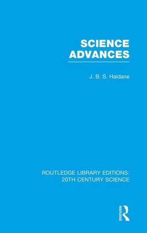 Science Advances de J.B.S. Haldane