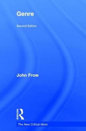 Genre de John Frow
