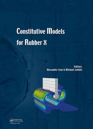 Constitutive Models for Rubber X: Proceedings of the European Conference on Constitutive Models for Rubbers X (Munich, Germany, 28-31 August 2017) de Alexander Lion