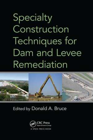 Specialty Construction Techniques for Dam and Levee Remediation de Donald A. Bruce