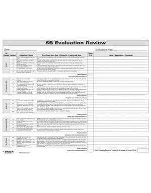 5S: Evaluation Review Form de Enna