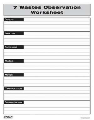 7 Wastes Observation Form de Enna