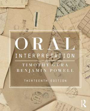 Oral Interpretation de Timothy Gura