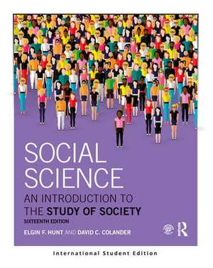 Hunt, E: Social Science de David C. Colander