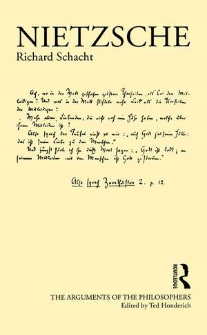 Nietzsche de Richard Schacht