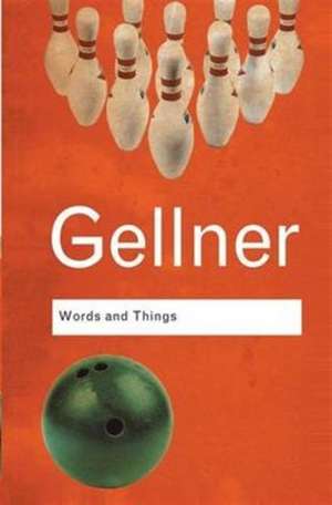 Words and Things: An Examination of, and an Attack on, Linguistic Philosophy, A Special Issue of Cognitive Neuropsychology de Ernest Gellner