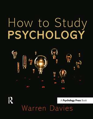 How to Study Psychology de Warren Davies