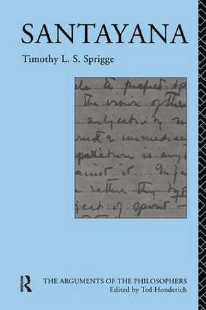 Santayana de Timothy L. S. Sprigge