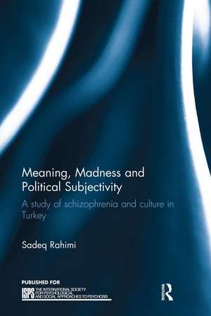 Meaning, Madness and Political Subjectivity: A study of schizophrenia and culture in Turkey de Sadeq Rahimi